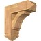 Ekena Millwork Imperial Arts and Crafts Smooth Bracket w/ Offset Brace, Western Red Cedar, 7 1/2"W x 22"D x 22"H BKT0806X22X22IMP03SWR - alternate 1